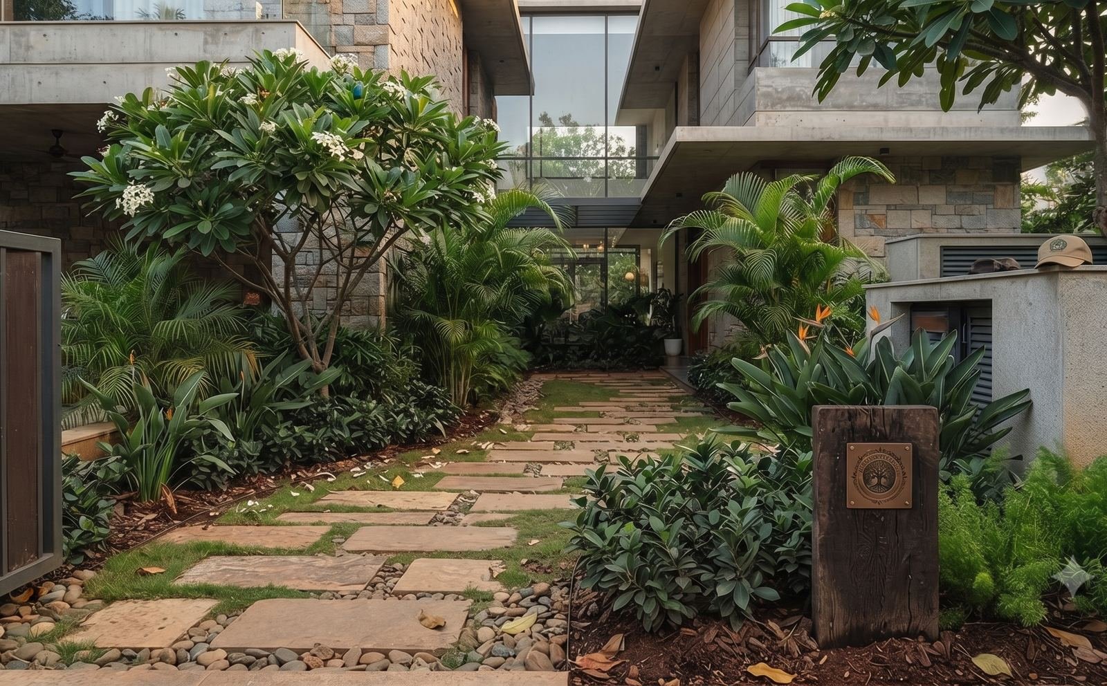 Landscaping work