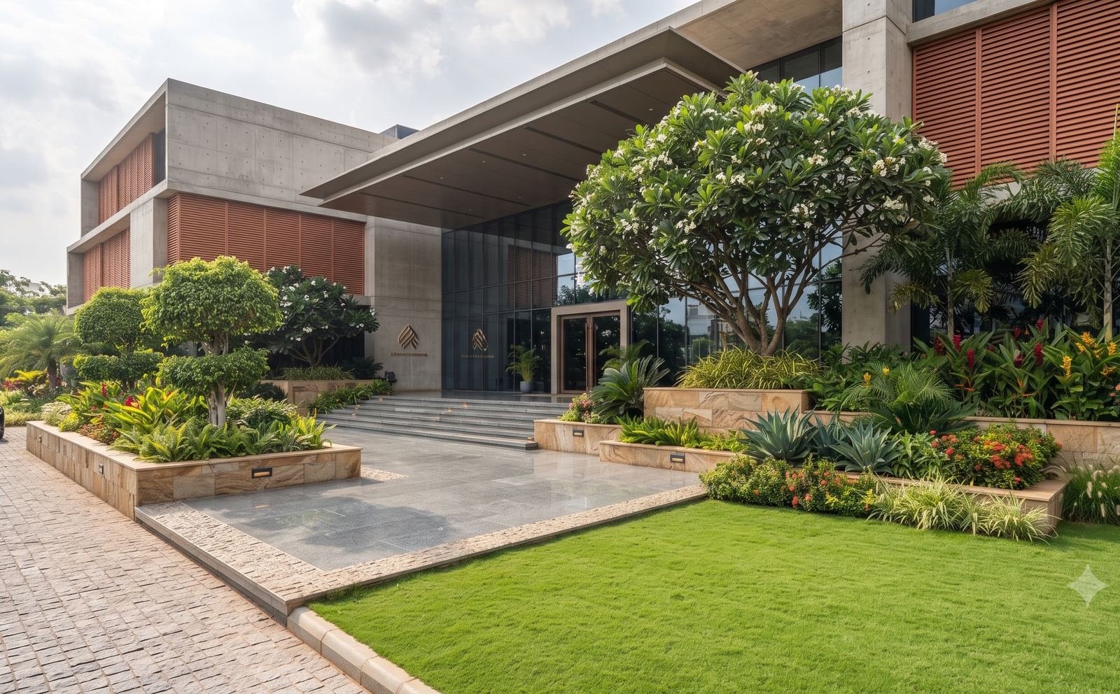 Courtyard walkway project