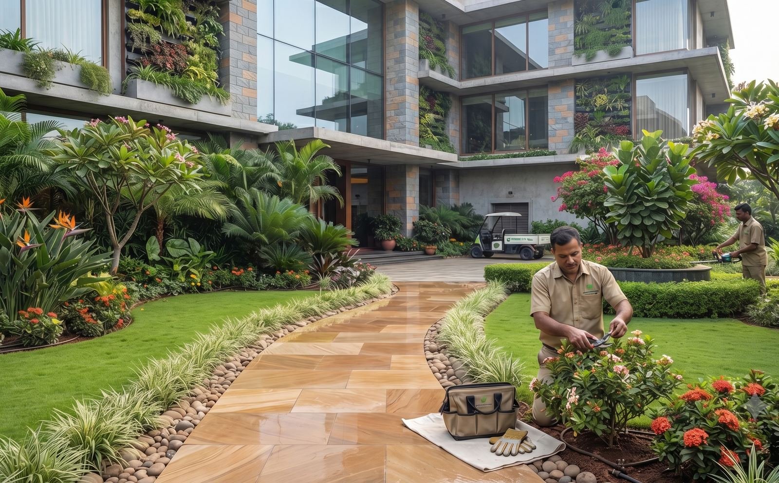 Terrace garden